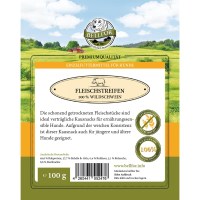 Bellfor Snacks - Fleischstreifen 100 % Wildschwein | 100 g