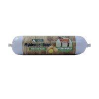 Schlegel Fleischwurst - Hypoallergene Würste - Fleischwürste - Pferd mit Kartoffel | Wurst 75 g