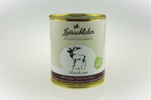 Wild - Fleisch PUR - Getreidefrei - Loisachtaler Hirsch PUR 200 g