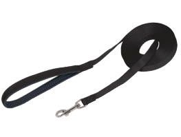 Nylon - Nobby Suchleine flach S | 5 Meter schwarz