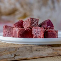 BARF Rindfleisch - Rind - In Würfel - Rinderherz gewürfelt