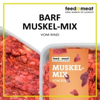 Schalen - BARF Muskelmix gewolft 500 g | Schale