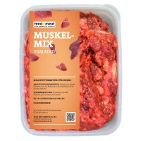 Schalen - BARF Muskelmix gewolft 500 g | Schale