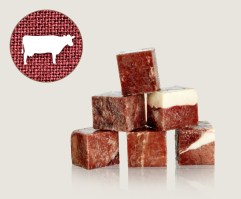 BARF Rindfleisch - In Würfel - Rind - Rinderherz 1000 g | Würfel