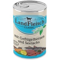 Landfleisch - Landfleisch pur Geflügelherzen & Seelachs