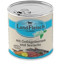 Landfleisch - Landfleisch pur Geflügelherzen & Seelachs