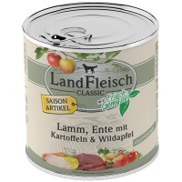 Landfleisch - Landfleisch pur Lamm, Ente mit Kartoffeln u. Wildapfel