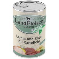 Landfleisch - Landfleisch pur Lamm u. Ente mit Kartoffeln