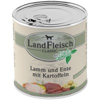 Landfleisch - Landfleisch pur Lamm u. Ente mit Kartoffeln