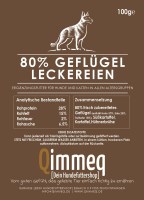 Trainings Snacks - Qimmeq Hausmarke - Geflügel / Ente / Strauß - 80 % Geflügel Leckereien