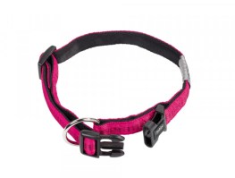 Nylon - Halsband "Soft Grip" XS |dunkelgrau / schwarz