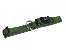 Nylon - Halsband "Soft Grip" XS |dunkelgrau / schwarz