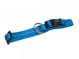 Nylon - Halsband "Soft Grip" XS-S |blau