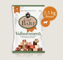 Lamm / Schaf / Ziege - Vollwertmenü Lamm 2500g