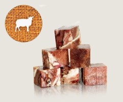 BARF Lamm  & Schaf - In Würfel - 100 % Lamm Muskelfleisch 1000 g | Würfel