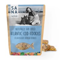 Trainings Snacks - Hundekekse - Cookies - SanaDog - Atlantischer Dorsch Cookies | 100 g