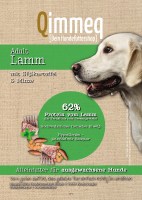 Trockenfutter - Hausmarke Qimmeq - Getreidefrei - Adults - Lamm mit Minze 2 kg